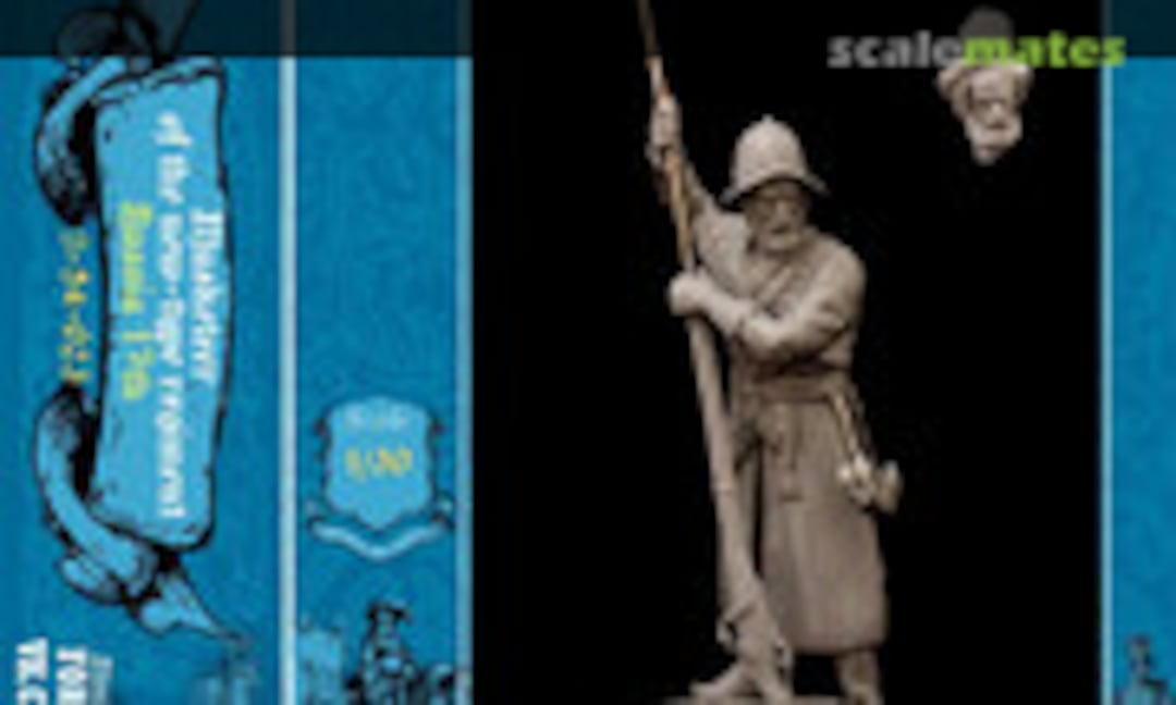 54mm Musketeer of a new-type regiment (Medieval Forge Miniatures B-54-023) B-54-023