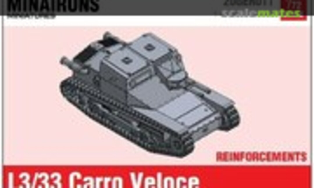 1:72 L3/33 Carro Veloce (Minairons Miniatures 20GER011)