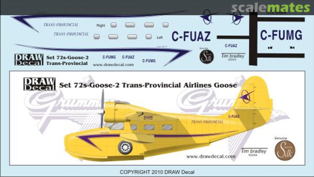 Boxart Grumman JRF-5 Goose 72-Goose-2 Draw Decal Boxart Grumman JRF-5 Goose 72-Goose-2 Draw Decal
