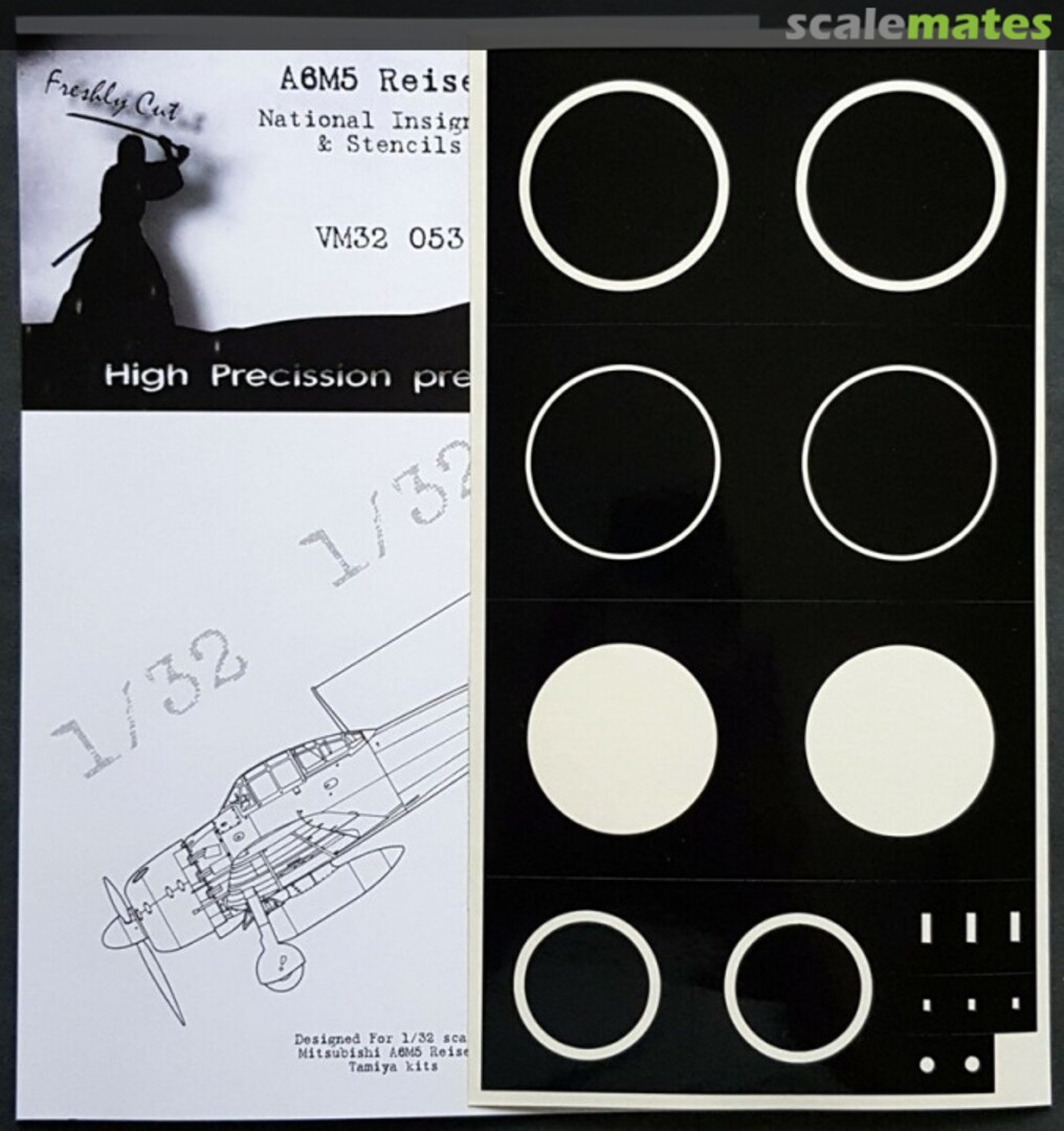 Boxart Mitsubishi A6M5 National Insignia paint masks VM32053 DEAD Design Models Boxart Mitsubishi A6M5 National Insignia paint masks VM32053 DEAD Design Models