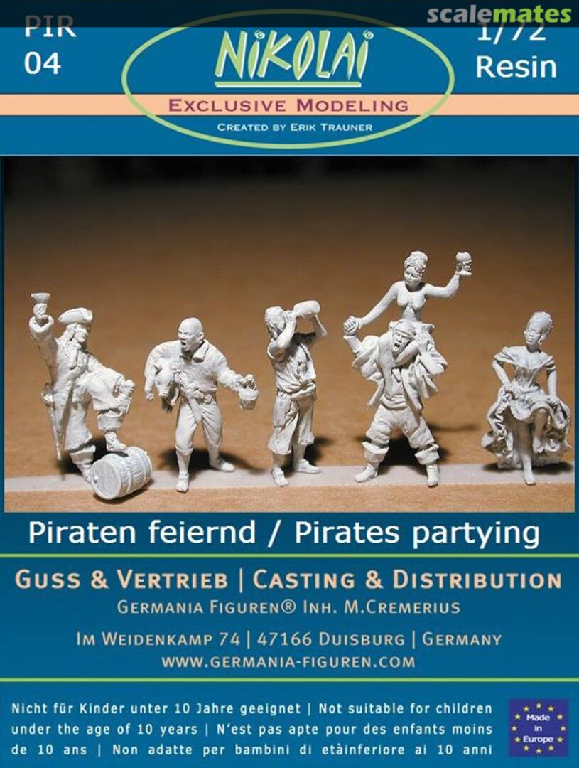 Boxart Pirates Partying PIR 04 Nikolai Exclusive Modeling Boxart Pirates Partying PIR 04 Nikolai Exclusive Modeling
