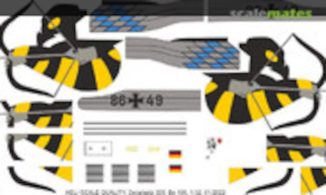 1:32 Bo 105 P1-A1 - Bundeswehr Hornisse - 86+49 (Heli Scale Quality Decal 339) Decal 339