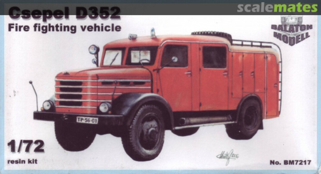 Boxart Csepel D352 BM7217 Balaton Modell Boxart Csepel D352 BM7217 Balaton Modell