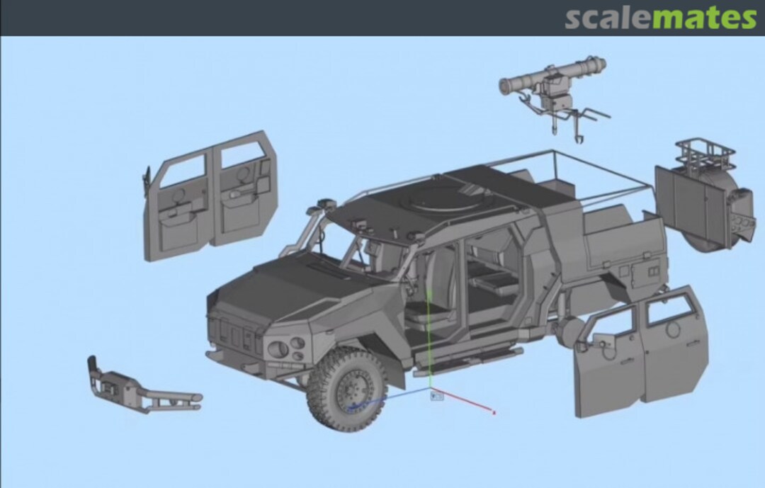 Boxart Novator Light Armoured Vehicle High-Definition Model Boxart Novator Light Armoured Vehicle High-Definition Model