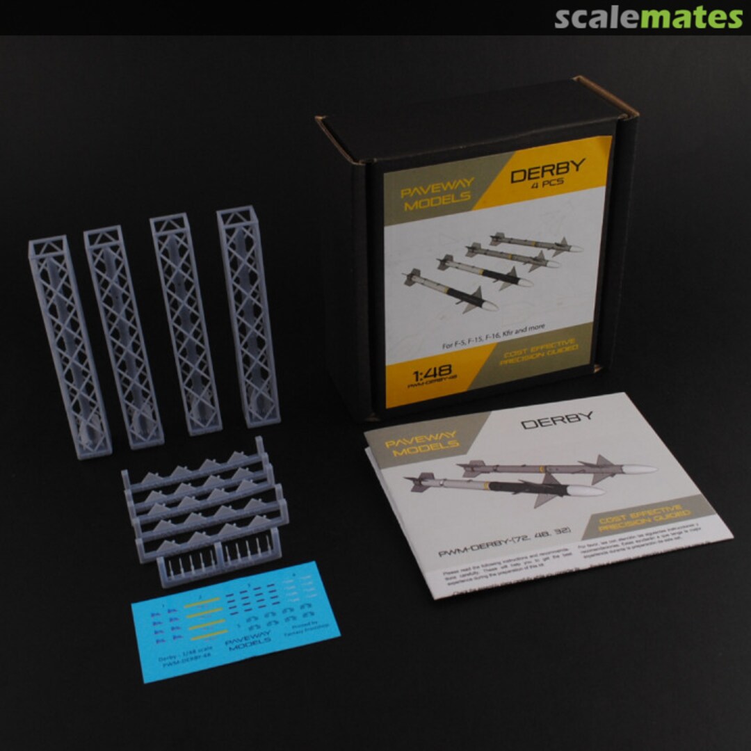 Boxart Derby, 4 pcs PMS48-0012 Paveway Models