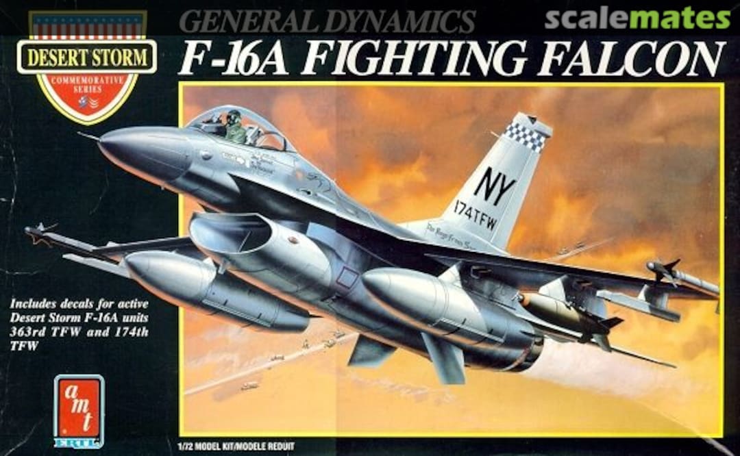 Boxart General Dynamics F-16A Fighting Falcon 8702 AMT/ERTL