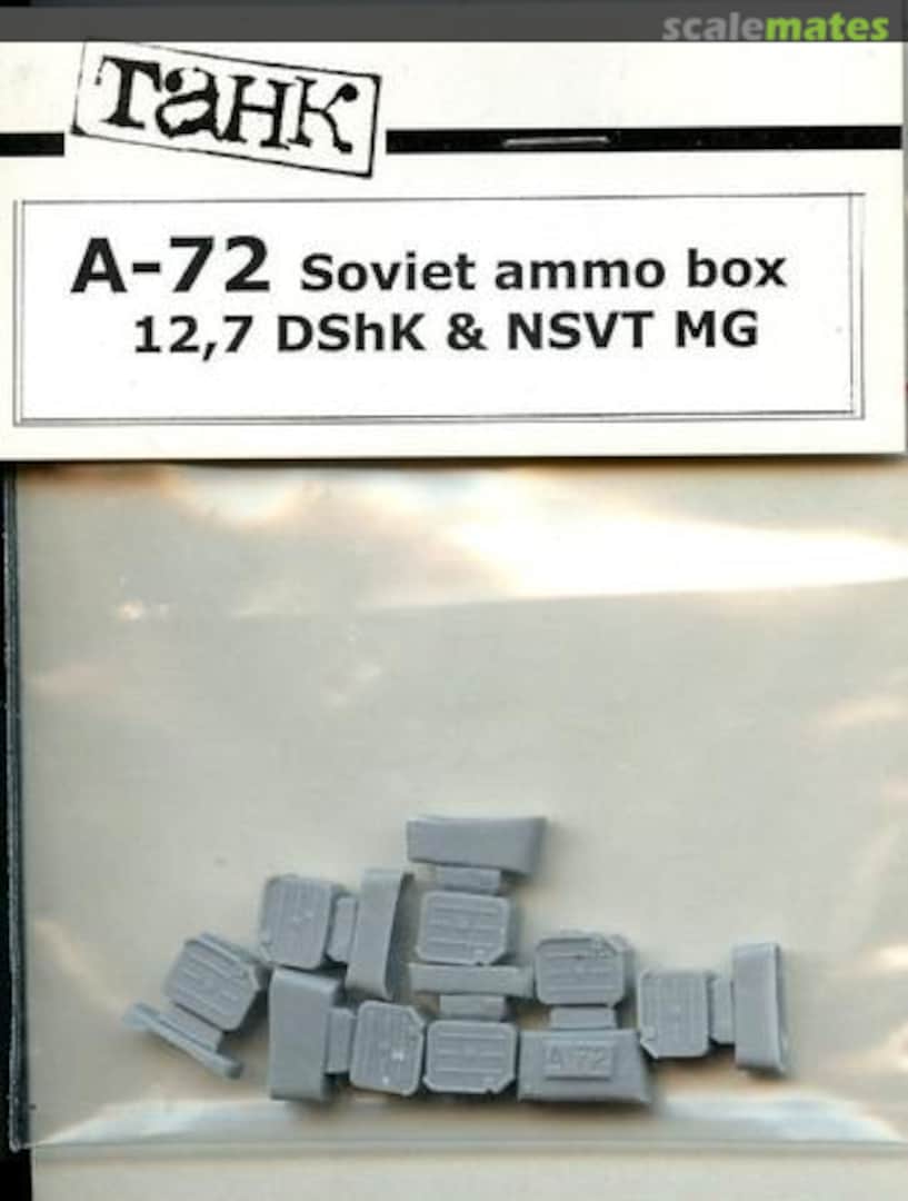 Boxart Soviet Ammo Box 12,7 DShK & NSVT MG TA072 Tank Boxart Soviet Ammo Box 12,7 DShK & NSVT MG TA072 Tank
