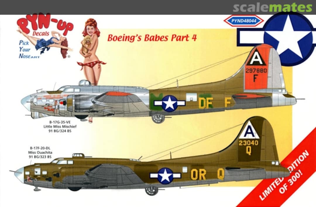 Boxart Boeing's Babes Part 4 PYND48044 Pyn-Up Decals Boxart Boeing's Babes Part 4 PYND48044 Pyn-Up Decals