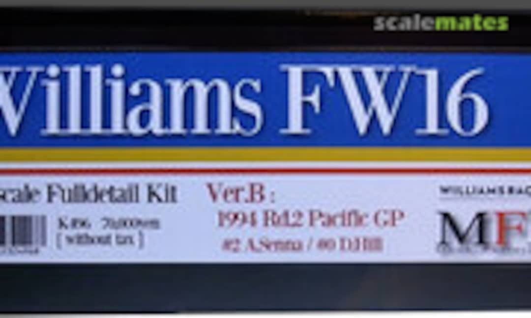 1:12 Williams FW16 (Model Factory Hiro K-496)