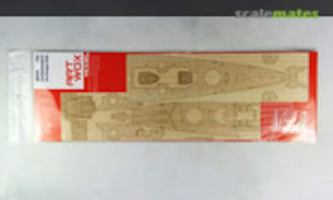 1:350 Wooden Deck for German Battlecruiser Scharnhorst 1941 (for Dragon 1036) (Plastic model) (ArtwoxModel AW10134) AW10134