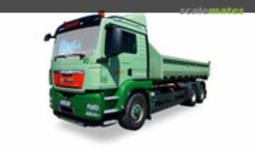 MAN TGS Abrollmulden-Hängerzug "Geiger" (Herpa 922753)