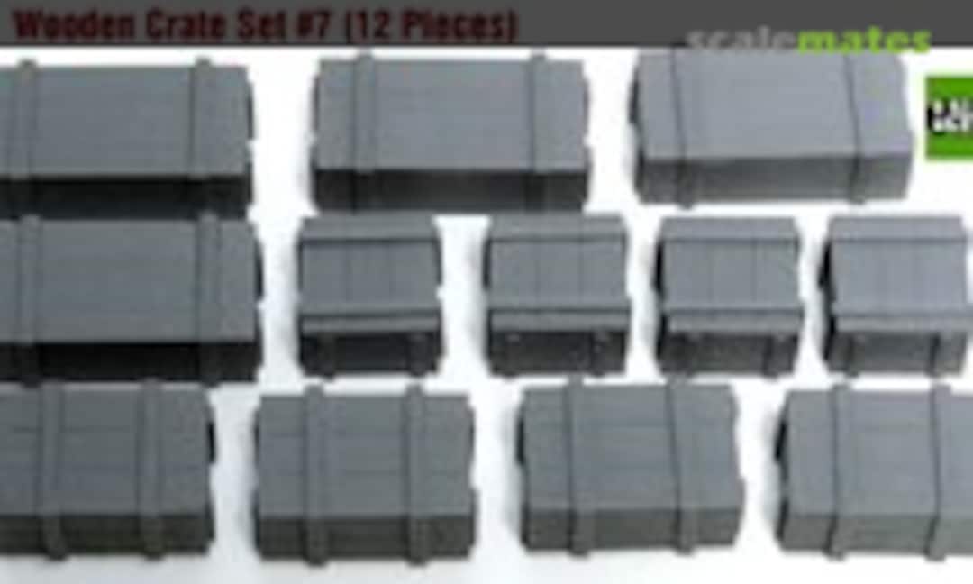 1:35 Universal/Generic Wooden Crates #7 (Value Gear WC007) WC007