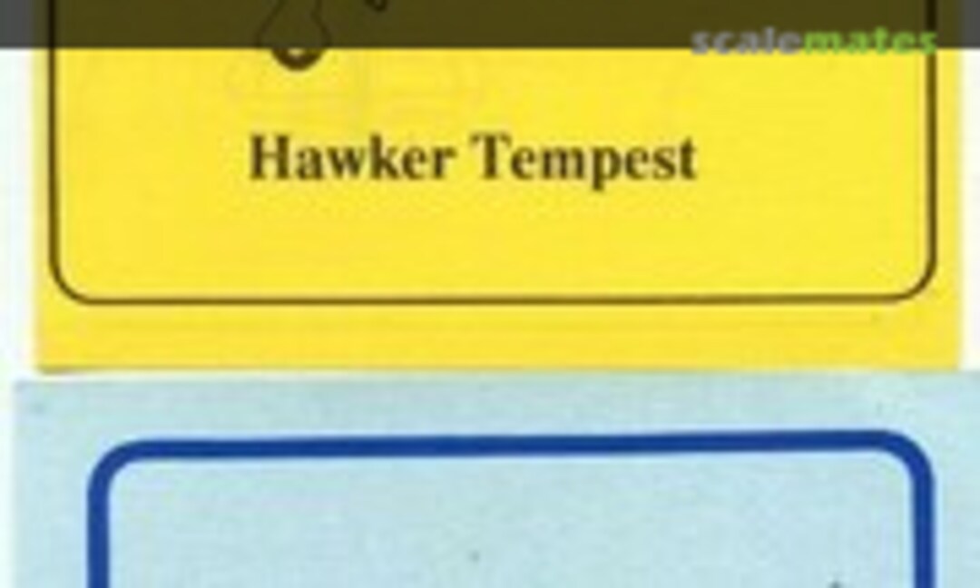 1:72 Hawker Tempest Stencils (Propagteam 00972) 00972