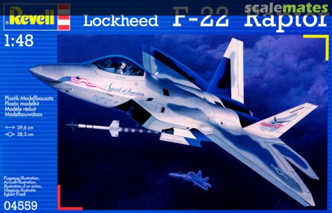 Boxart Lockheed F-22 Raptor 04559 Revell Boxart Lockheed F-22 Raptor 04559 Revell