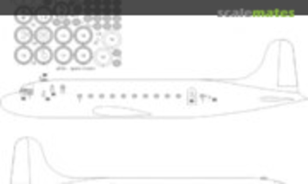 1:72 C-54D Skymaster BASIC kabuki masks (New Ware NWAM162) NWAM162