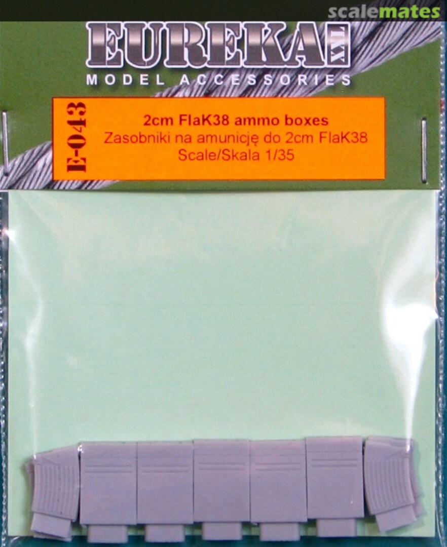Contents E-043 2 cm FlaK38 ammo boxes and magazines E-043 Eureka XXL Contents E-043 2 cm FlaK38 ammo boxes and magazines E-043 Eureka XXL