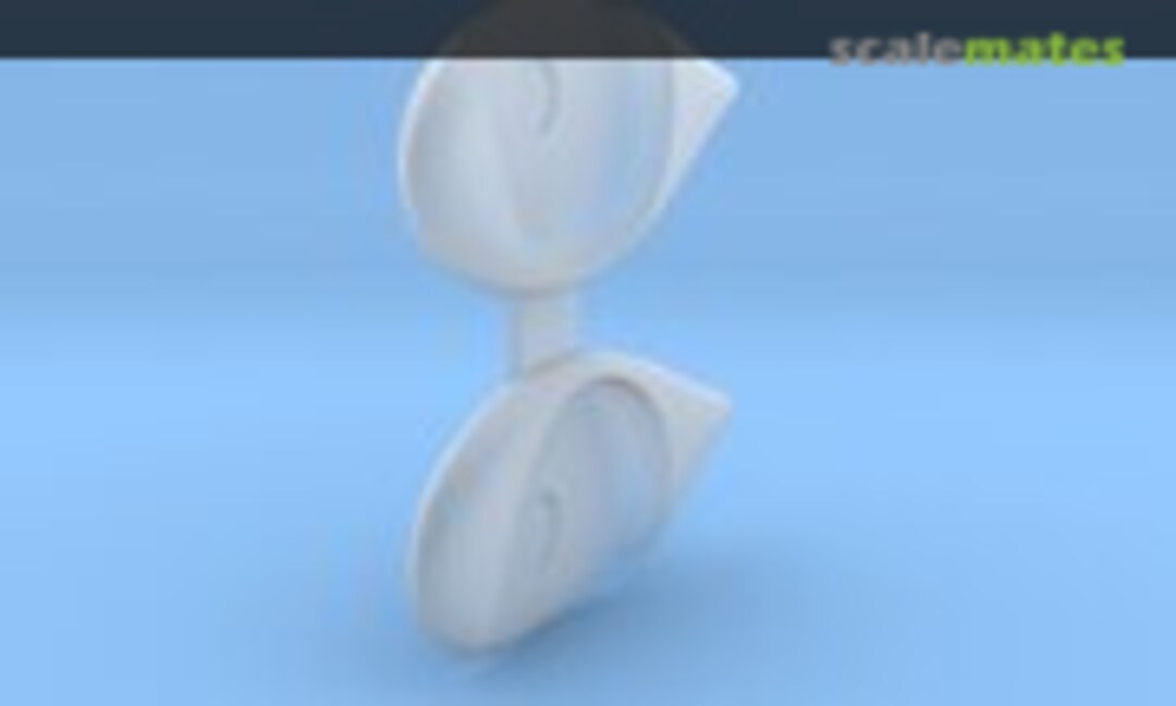 1:48 Wheel Fairings for 1:48 Lindberg Goshawk (Flightline Engineering )