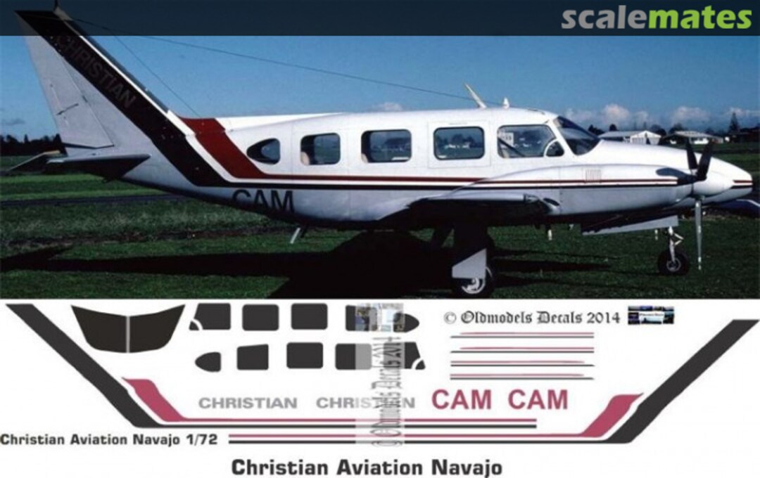 Boxart Navajo - Christian Aviation OMD0554 Oldmodels Decals Boxart Navajo - Christian Aviation OMD0554 Oldmodels Decals