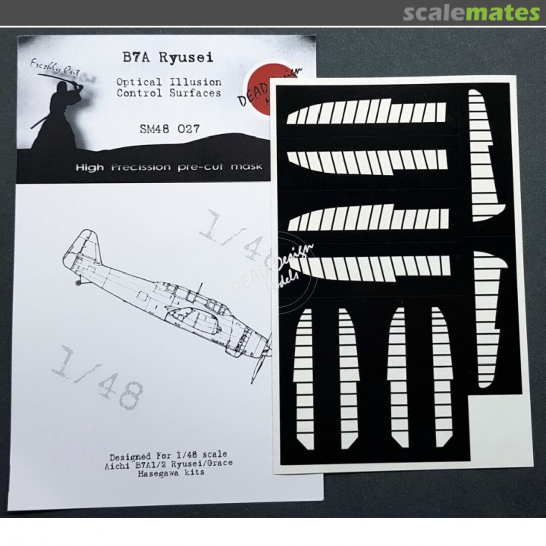 Boxart B7A Ruysei - Optical Illusion Control Surfaces SM48027 DEAD Design Models Boxart B7A Ruysei - Optical Illusion Control Surfaces SM48027 DEAD Design Models