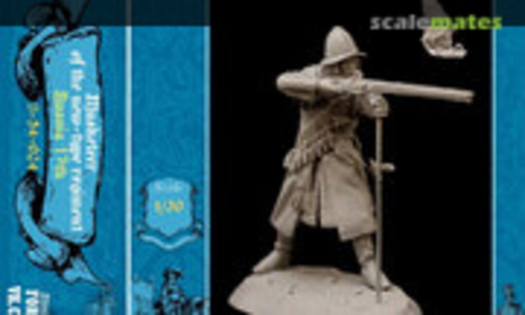 54mm Musketeer of a new-type regiment (Medieval Forge Miniatures B-54-024) B-54-024