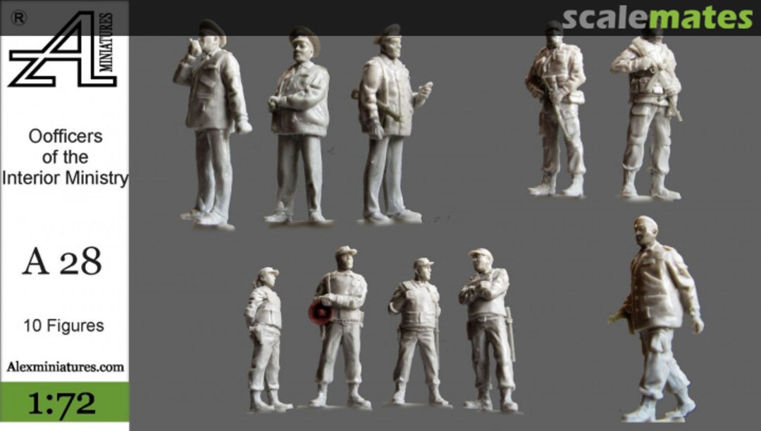 Boxart Officers of the Interior Ministry A28 Alex Miniatures