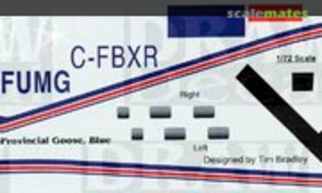 1:72 Grumman JRF-5 Goose (Draw Decal 72-Goose-6) 72-Goose-6