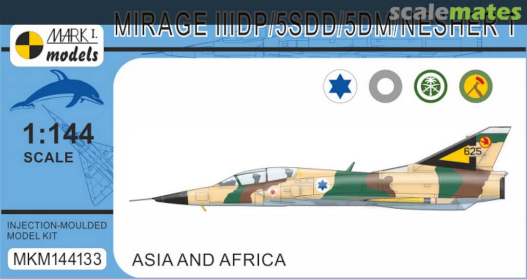 Boxart Mirage IIIDP/5SDD/5DM/Nesher T MKM144133 Mark I Models Boxart Mirage IIIDP/5SDD/5DM/Nesher T MKM144133 Mark I Models