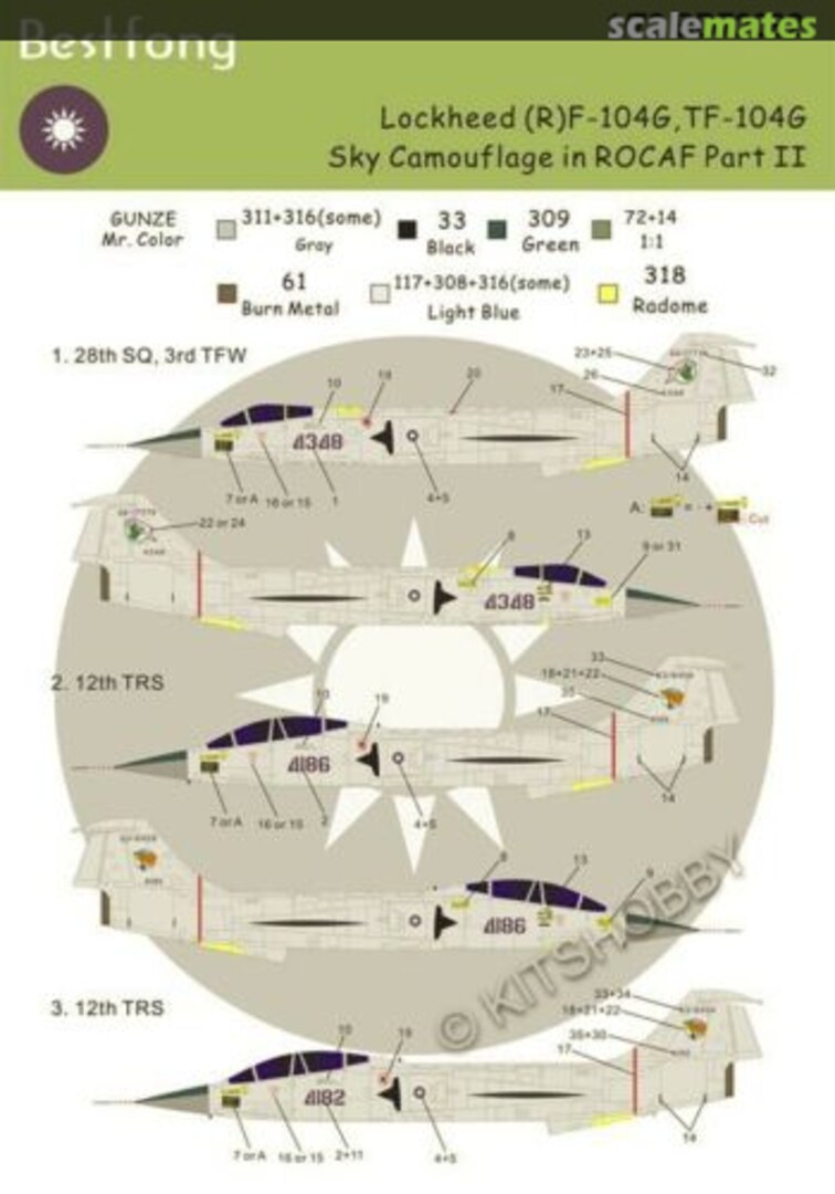 Boxart Lockheed (R)F-104G, TF-104G Starfighter BD72082 Bestfong Boxart Lockheed (R)F-104G, TF-104G Starfighter BD72082 Bestfong