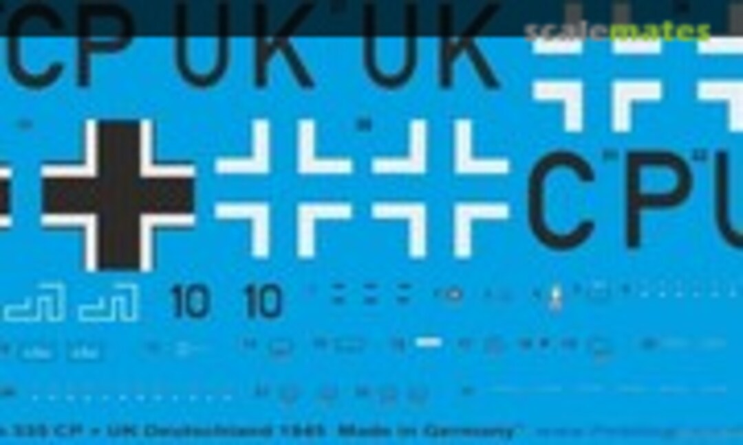 1:48 Do 335 CP+UK Germany 1945 (Peddinghaus-Decals 48 4097) 48 4097