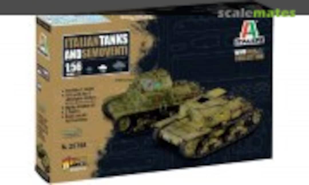 1:56 Italian Tanks &amp; Semoventi (Italeri 25768)