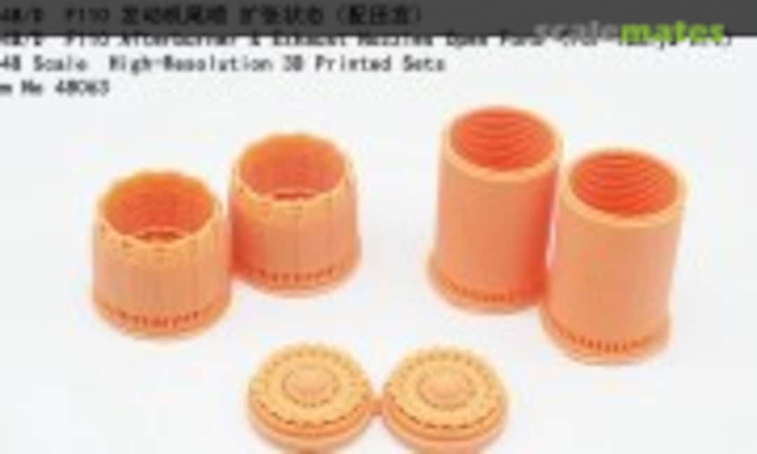 1:48 F-14B/D F110 Afterburner & Exhaust nozzles open form (Fab Scale Fa48063) Fa48063