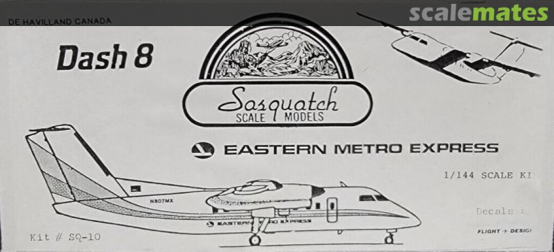 Boxart Eastern Metro De Havilland Canada Dash 8 SQ-10A Sasquatch Boxart Eastern Metro De Havilland Canada Dash 8 SQ-10A Sasquatch