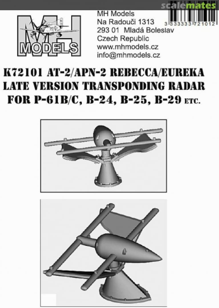 Boxart AT-2/APN-2 Rebecca/Eureka Late version transponding radar K72101 MH Models Boxart AT-2/APN-2 Rebecca/Eureka Late version transponding radar K72101 MH Models