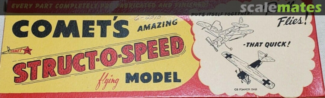 Boxart Fokker D VIII C6 Comet Boxart Fokker D VIII C6 Comet