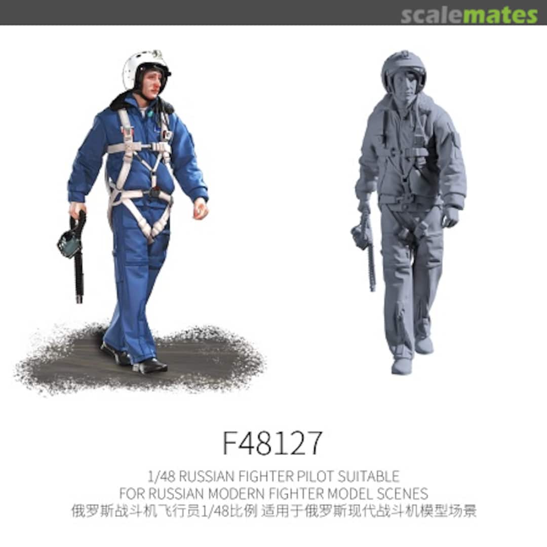 Boxart Russian Fighter pilot GX-F48127 Galaxy Model Boxart Russian Fighter pilot GX-F48127 Galaxy Model
