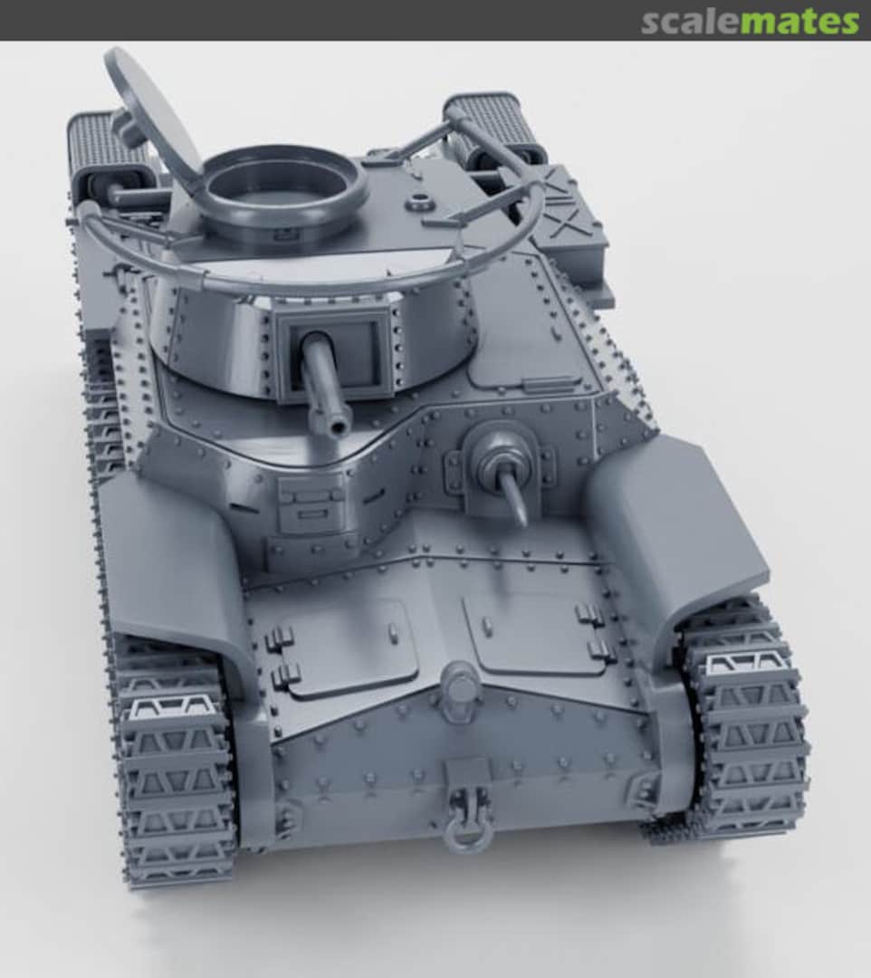 Boxart Medium Tank Type 97 Chi-Ha - early type - open hatch 72011902 EMP3d
