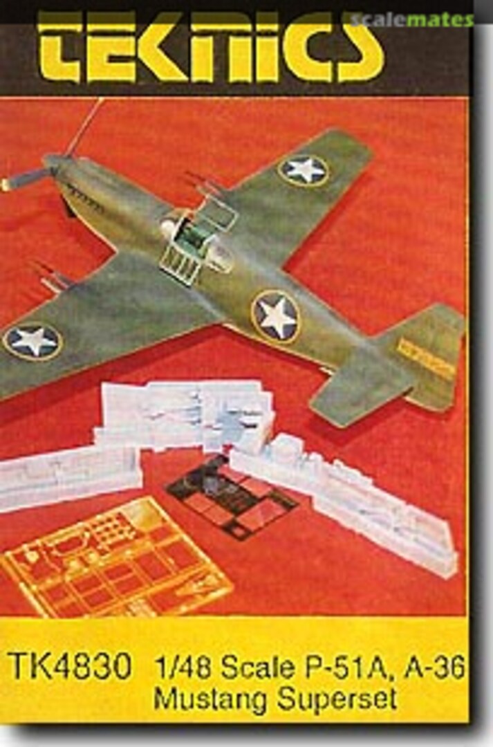 Boxart P-51A, A-36 mustang super set TK 4830 Teknics Boxart P-51A, A-36 mustang super set TK 4830 Teknics