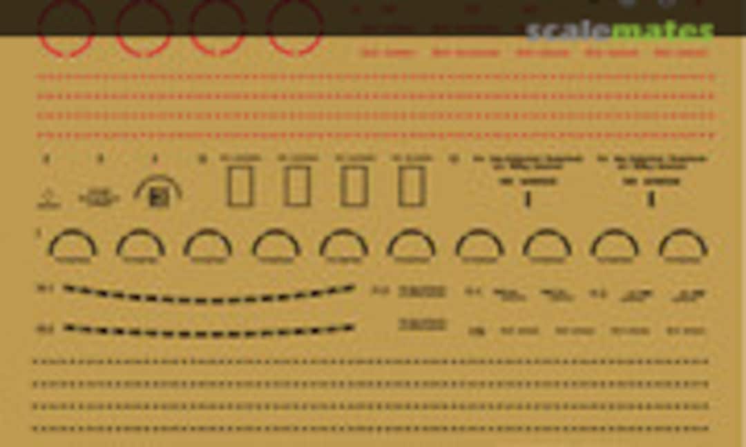 1:32 Me 262 Stencils Ver 1.0 (HobbyDecal ST32007V1) ST32007V1