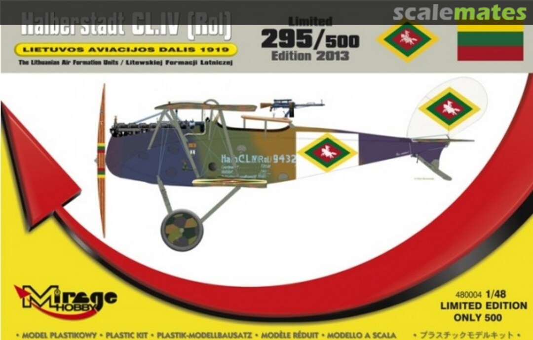 Boxart Halberstadt CL.IV (Rol) 480004 Mirage Hobby Boxart Halberstadt CL.IV (Rol) 480004 Mirage Hobby