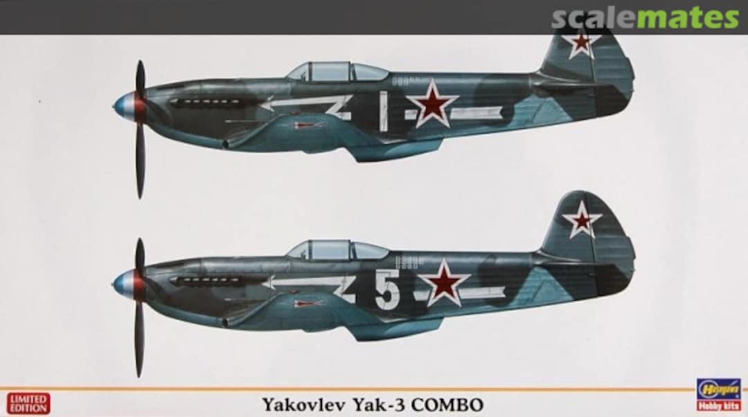 Boxart Yakovlev Yak-3 Combo 01938 Hasegawa Boxart Yakovlev Yak-3 Combo 01938 Hasegawa