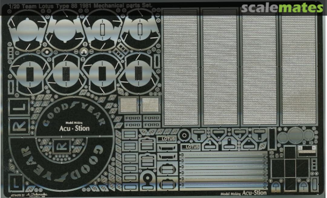 Boxart Lotus 88 1981 Mechanical Poarts Set ACSACT-0006 Acu-Stion Boxart Lotus 88 1981 Mechanical Poarts Set ACSACT-0006 Acu-Stion