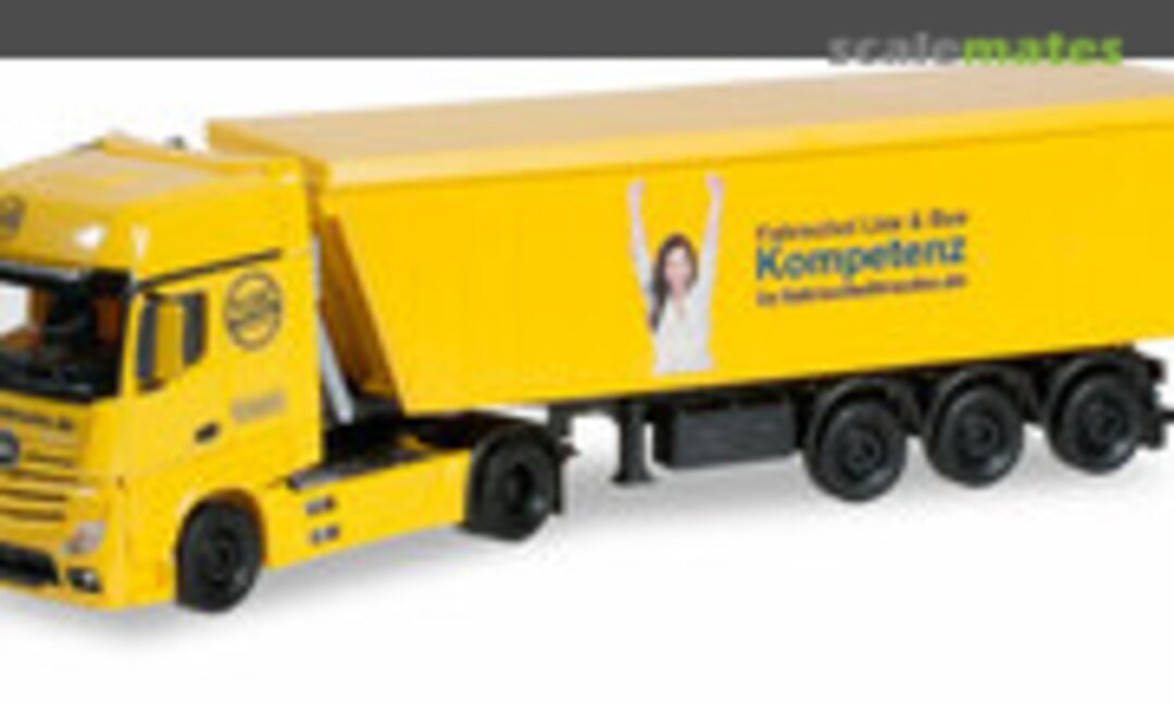 Mercedes-Benz Actros Gigaspace Stöffel-Liner-Sattelzug &quot;Fahrschultrucks.de&quot; (Herpa 303286)
