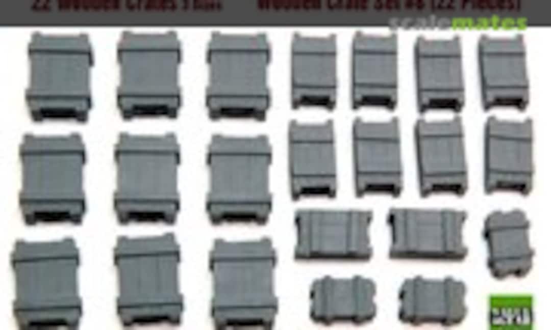 1:35 Universal/Generic Wooden Crates #8 (Value Gear WC008) WC008