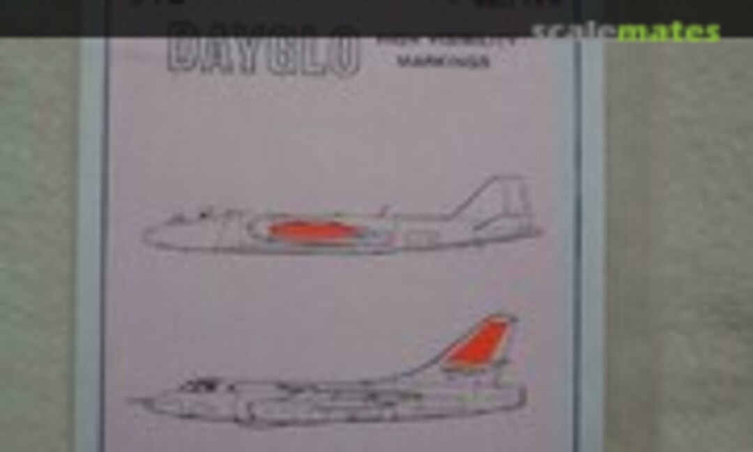 1:72 Dayglo High Visibility Markings (Aerodecal 12A) 12A