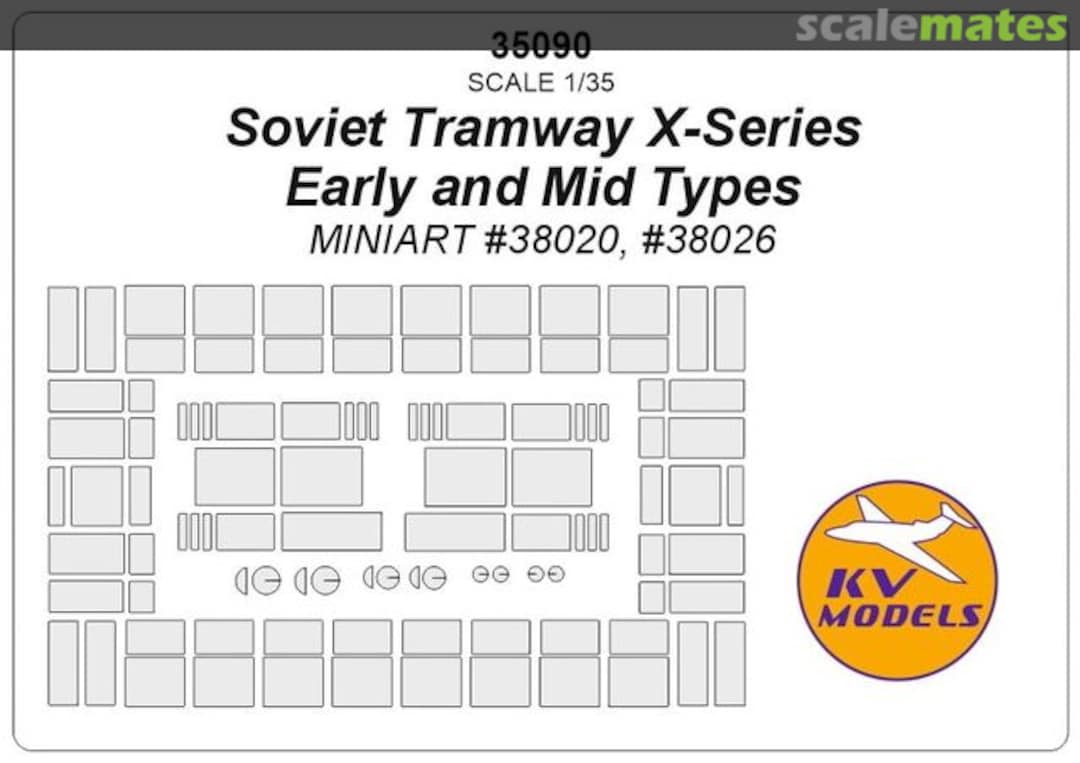 Boxart Soviet Tramway "X" Series, Early and Mid Type 35090 KV Models Boxart Soviet Tramway "X" Series, Early and Mid Type 35090 KV Models