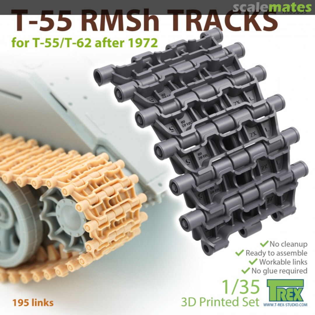 Boxart T-55 RMSh Tracks TR85039 T-Rex Studio Boxart T-55 RMSh Tracks TR85039 T-Rex Studio