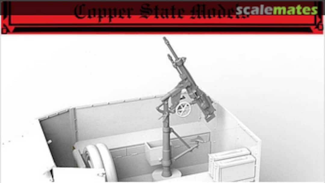 Boxart Anti-aircraft St Etienne MG for French Armored Car Modele 1914 A35-026 Copper State Models Boxart Anti-aircraft St Etienne MG for French Armored Car Modele 1914 A35-026 Copper State Models