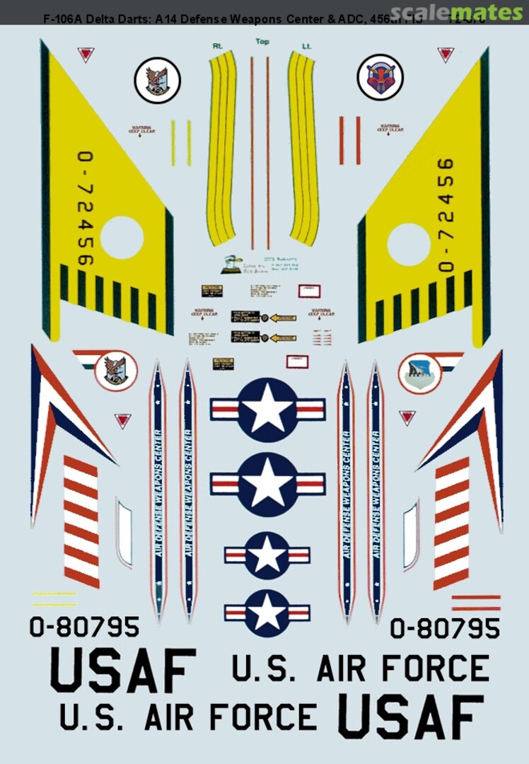 Boxart F-106A Delta Darts 72-876 Microscale Boxart F-106A Delta Darts 72-876 Microscale