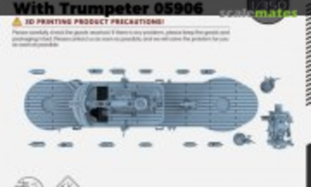 1:350 Gato Class Submarine - Upgrade Set (Yao's Studio/ 老姚手工坊 LYCG350900) LYCG350900