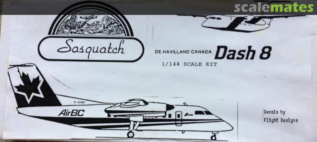 Boxart Air BC De Havilland Canada Dash 8 SQ-10 Sasquatch Boxart Air BC De Havilland Canada Dash 8 SQ-10 Sasquatch